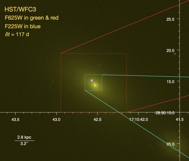 A Supermassive Black Hole Has Been Spotted Just Wandering Through Space Like a Ninja