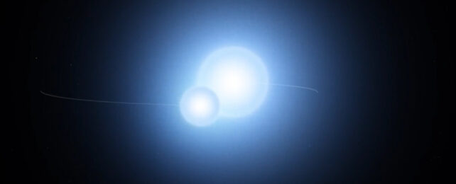 Star Caught Orbiting Inside Another Star in Bizarre First