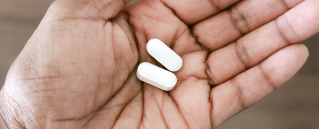 Holding pills