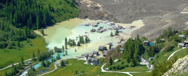 town under landslide