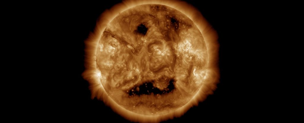 Giant Coronal Hole on the Sun Sends Solar Winds Towards Earth