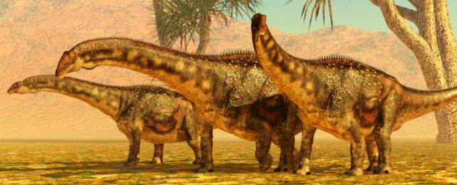 artist's impression of a diamantosaurus