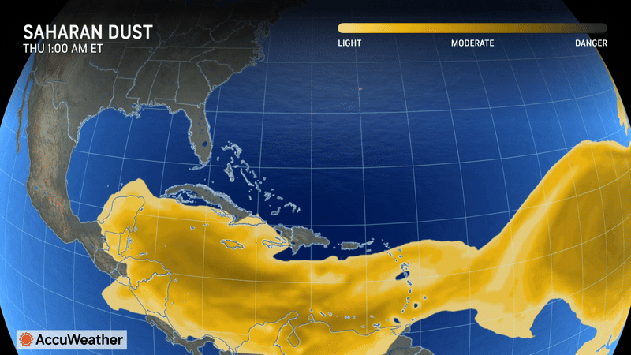 Clouds of Saharan Dust Are Blowing Across US Southeast