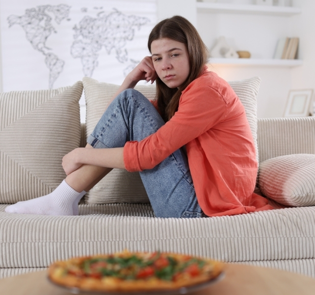girl not eating