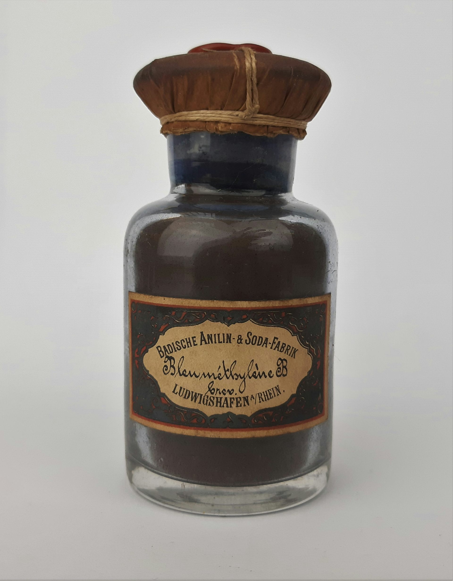 19th century bottle of methylene blue