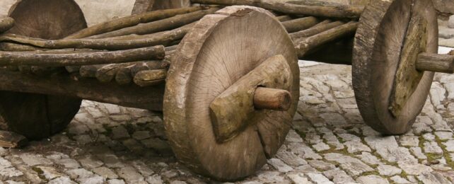 wooden cart