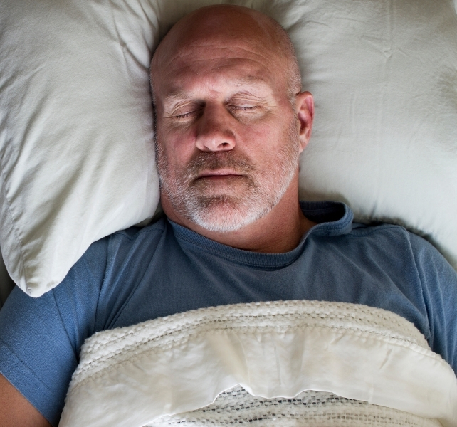 sleeping man