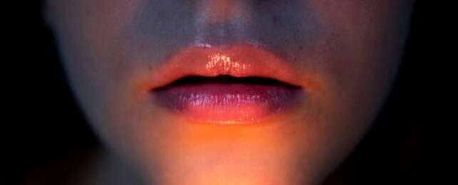 woman's mouth