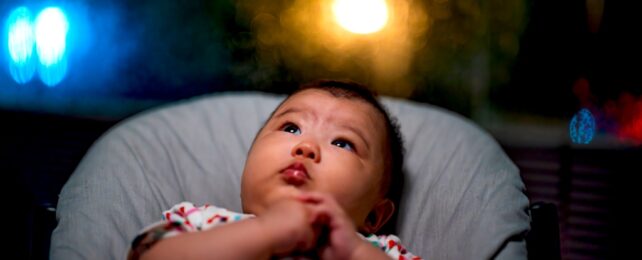 Baby In Rocker