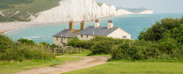 A house near the coast