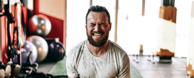 A man working out