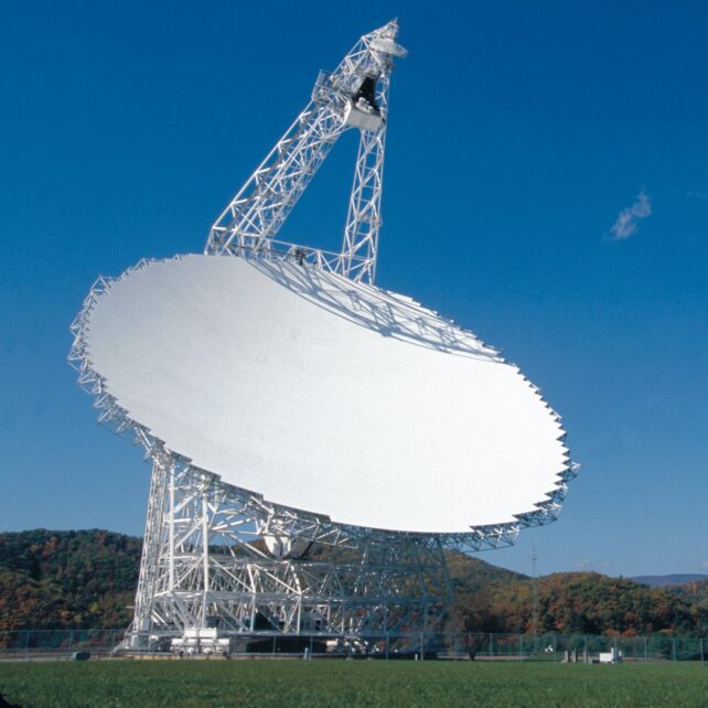 A large radio dish