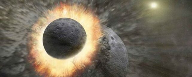 Impact That Gave Us a Moon Could Explain Why Earth Now Has Life