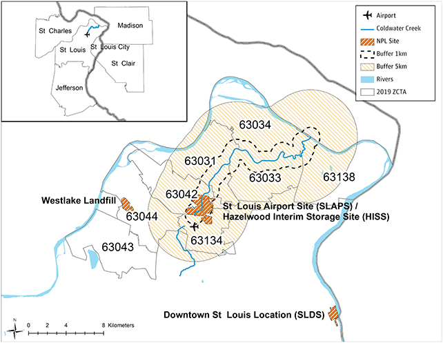 St Louis map