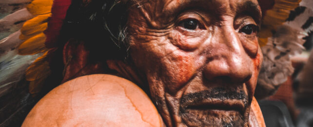 elderly amazonian man