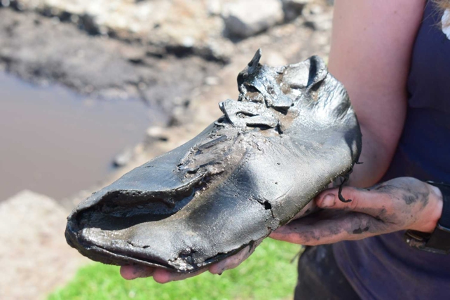 ancient roman shoe