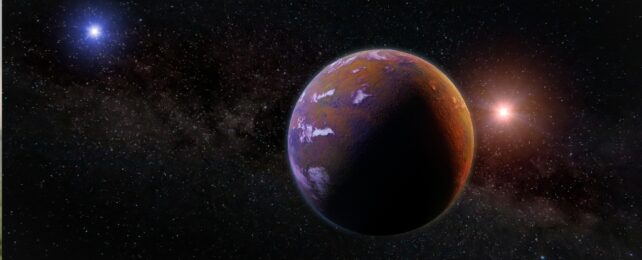 Planet Discovery Reveals Out-of-Sync Double Star System