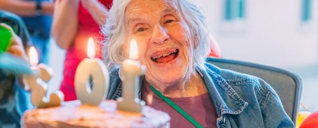 woman celebrating 103rd birthday