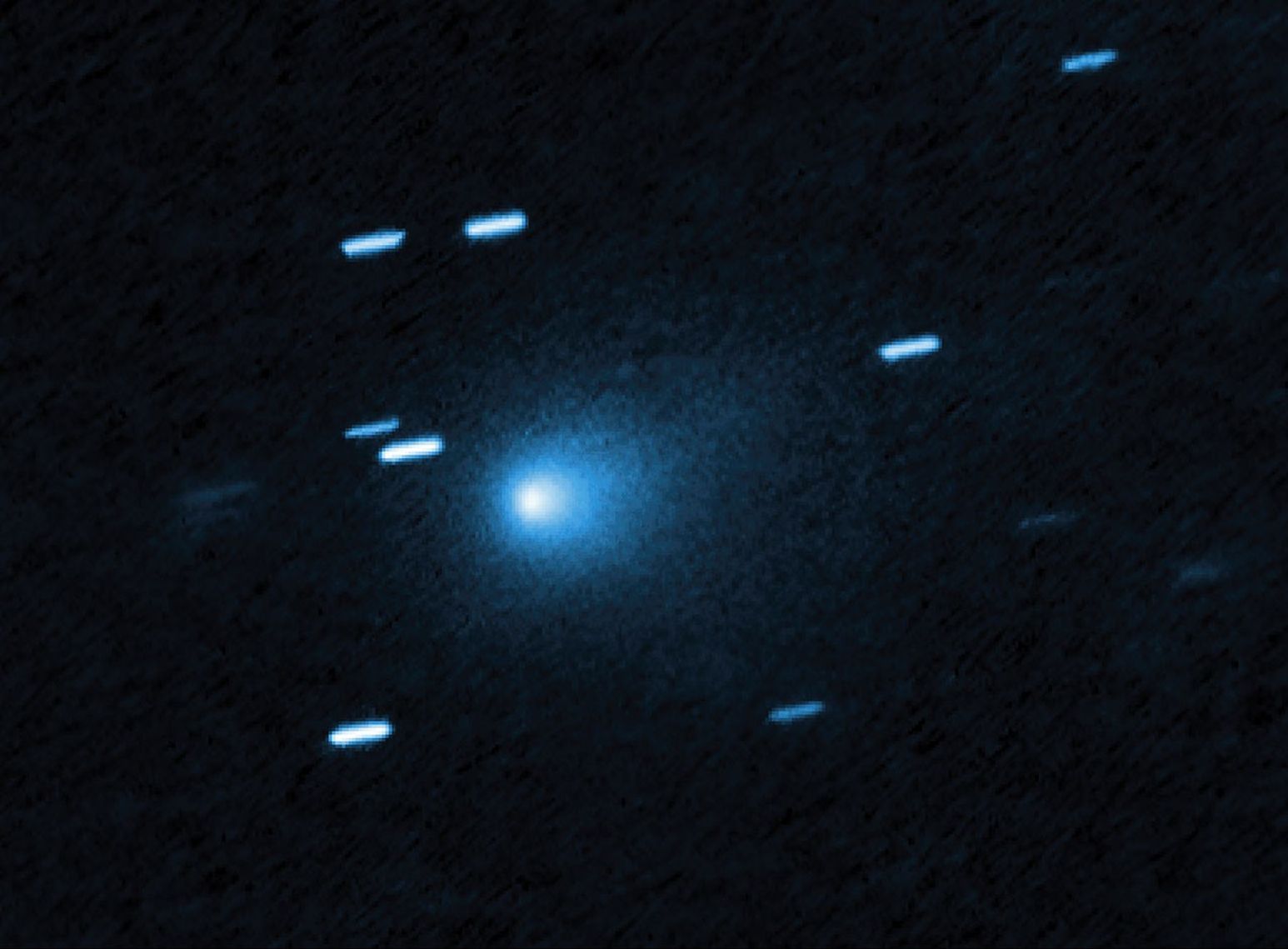 Hubble Captures Blazing View of Our Third Interstellar Interloper