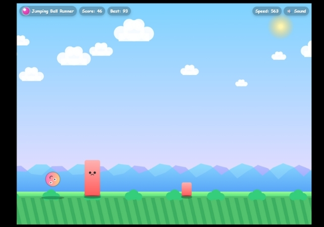 jumping ball game