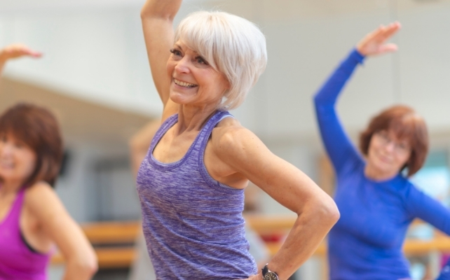 woman exercising