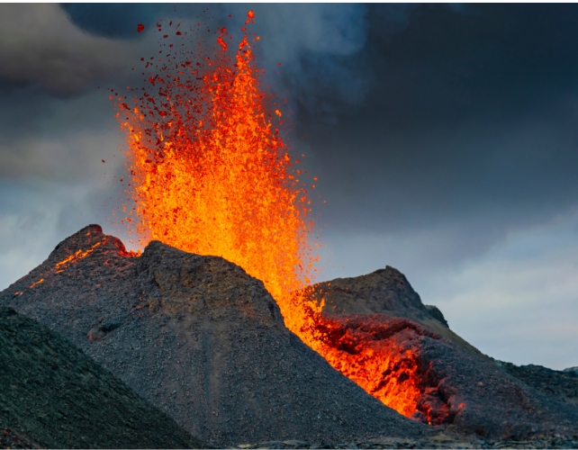 Volcanic eruption