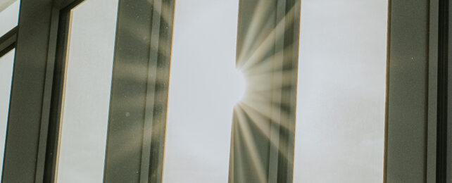 Sunlight through a window