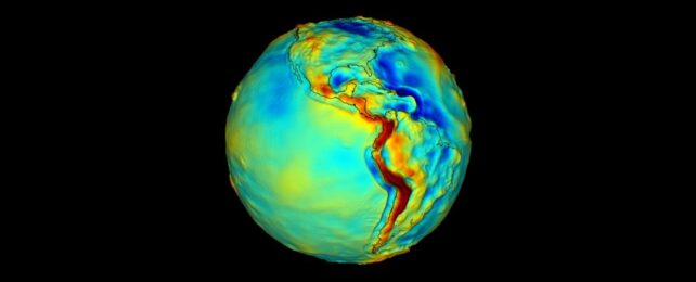 Vast Anomaly in Earth's Gravity Field Signals Shifts Deep Beneath The Surface