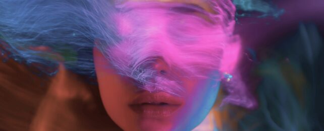 abstract image woman dreaming