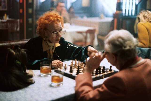 Older women playing chess