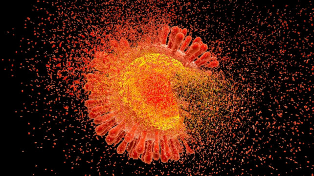 computer image HIV