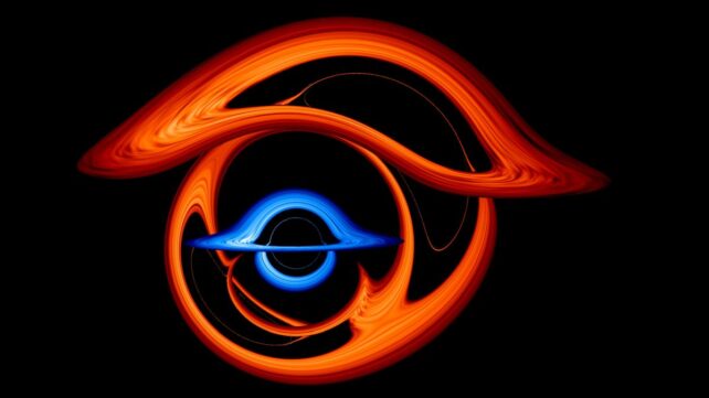 Two Black Holes Locked in a Death Spiral Imaged in Stunning First