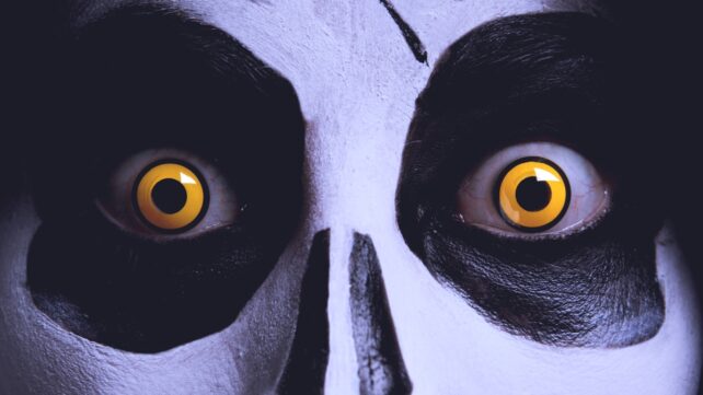 scary halloween eyes