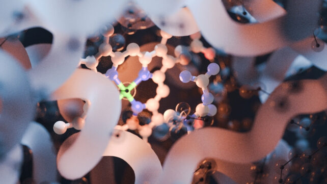 Illustration showing diabetes drug metformin working in the body