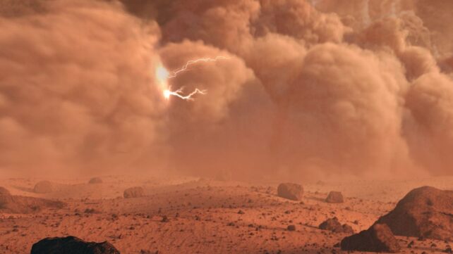 NASA Recorded Lightning Crackling on Mars For The First Time