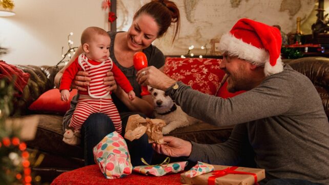 Family on Christmas Day