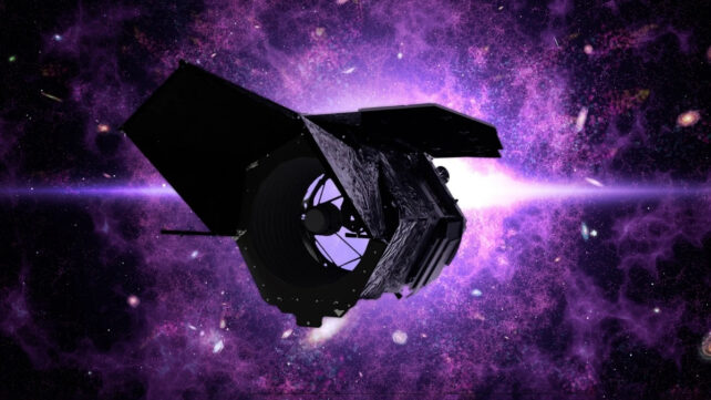 artist's impression of the nancy roman space telescope