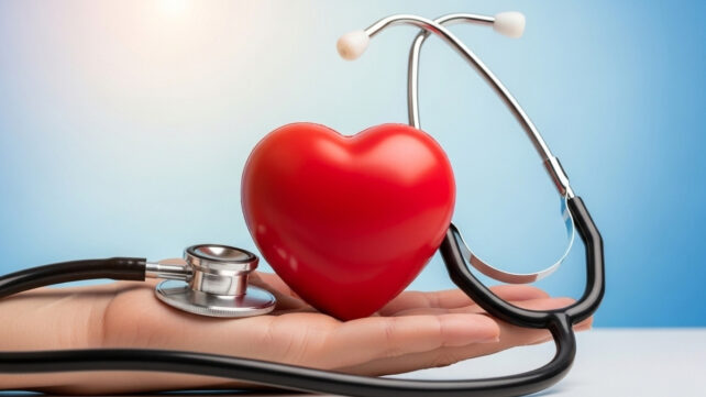 heart in a person's hand