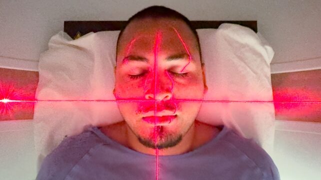 Man In Scanning Machine