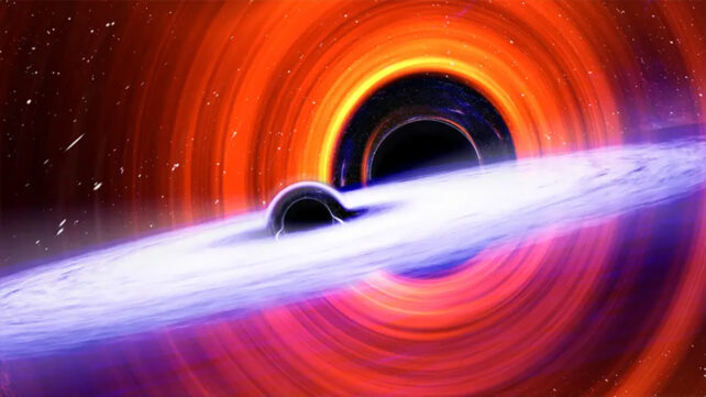Black hole illustration