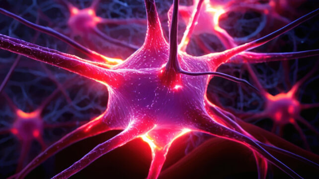 Firing neurons image