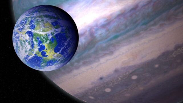 Moons Around Rogue Planets Could Have The Conditions to Support Life