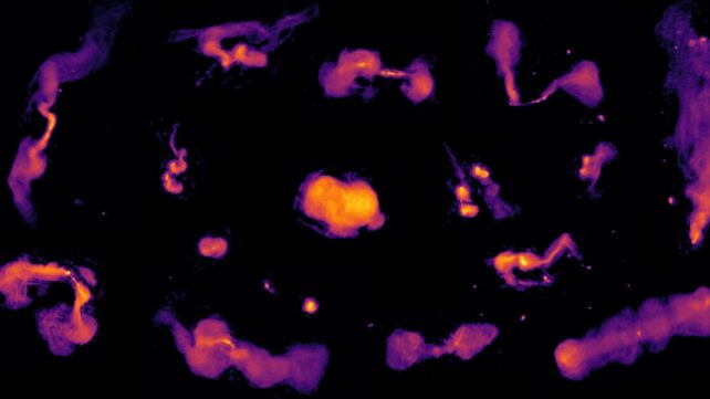 Colorful blobs in space