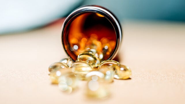 Fish oil tablets