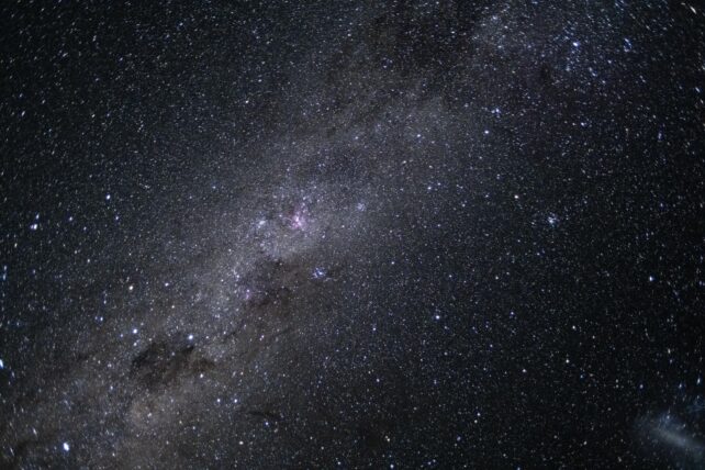 A stunning high resolution photo of the Milky Way, captured by the Artemis II crew