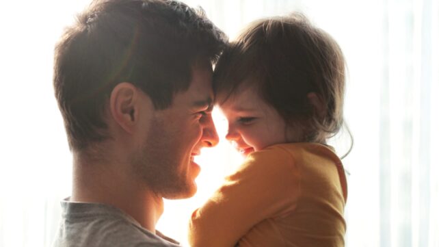 father with child