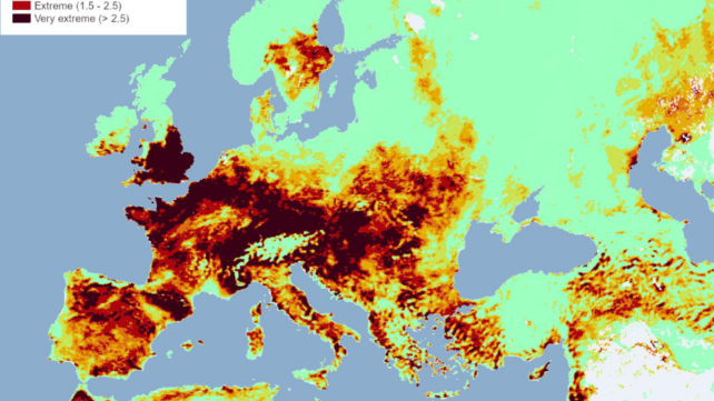 Concerning Map Suggests The Worst May Be Yet to Come For Devastating European Fires