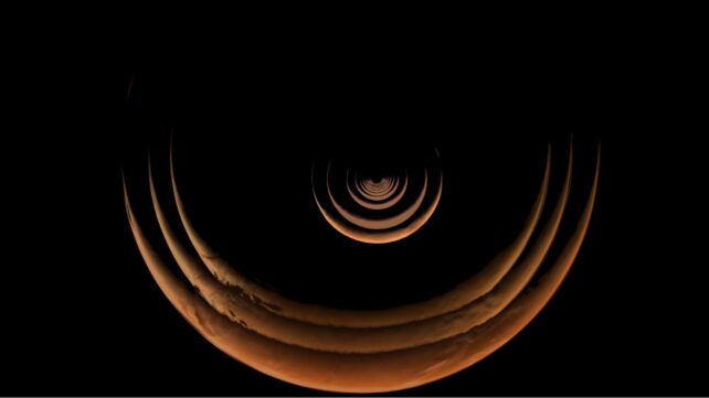 NASA's Psyche Mission Captured an Eerie Timelapse of Its Flyby of Mars
