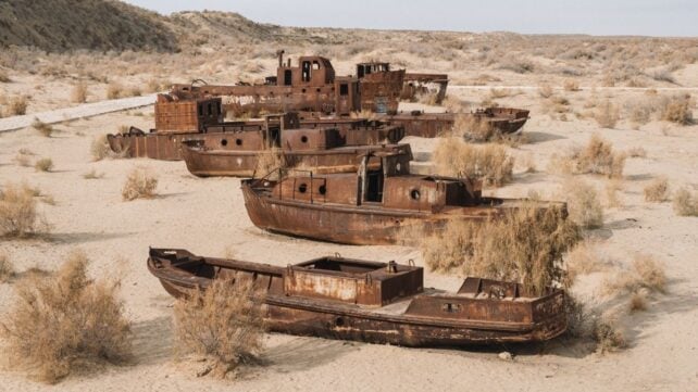 The Aral Sea Has Been Drying Up For 60 Years. New Research Shows It's Also Releasing Massive Amounts of Carbon