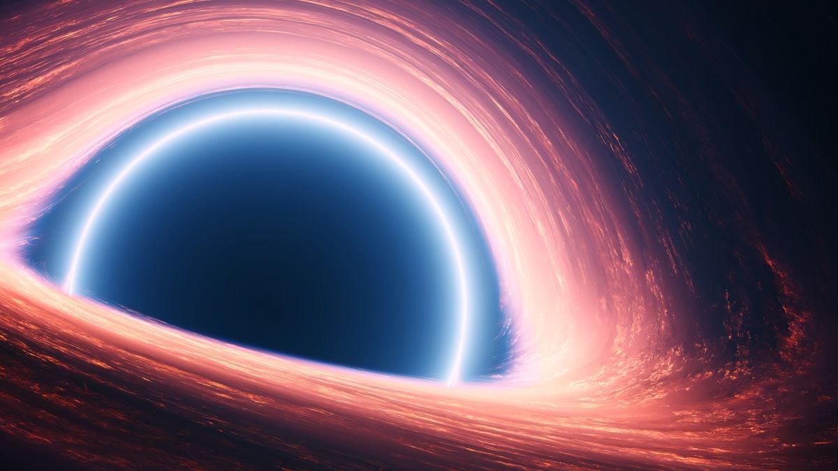 Lab-simulated black hole spontaneously began to 'evaporate'